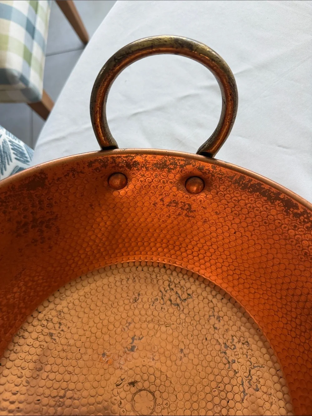 NWT Large Copper Jam Pot